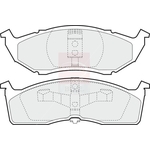 Apec Blue Brake Pads (PD3489) Fits: Chrysler Front