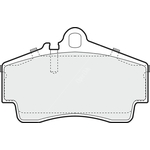 Apec Blue Brake Pads - Rear (PD3494) Fits Porsche