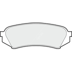 Apec Blue Brake Pads - Rear (PD3507) Fits Toyota Landcruiser