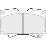 Apec Blue Brake Pads - Front (PD3508) Fits Toyota Landcruiser