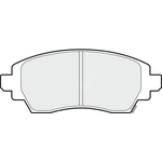 Apec Blue Brake Pads - Front (PD3510) Fits Toyota Corolla