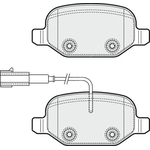 Apec Blue Brake Pads - Rear (PD3515) Fits Alfa Romeo MiTo