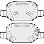 Apec Blue Brake Pads - Rear (PD3517) Fits Fiat 500L