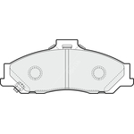 Apec Blue Brake Pads - Front (PD3518) 