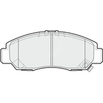 Apec Blue Brake Pads - Front (PD3527) Fits Honda