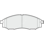 Apec Blue Brake Pads - Front (PD3528) Fits Nissan