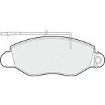 Apec Blue Brake Pads - Front (PD3536) Fits Nissan