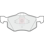 Apec Blue Brake Pads (PD3542) Front