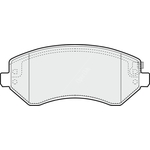 Apec Blue Brake Pads - Front (PD3543) 