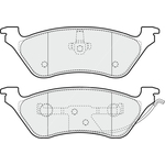 Apec Blue Brake Pads - Rear (PD3544) 