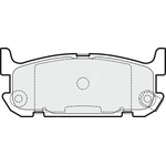 Apec Blue Brake Pads - Rear (PD3549) Fits Mazda MX5