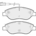 Apec Blue Brake Pads - Front (PD3555) 