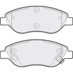 Apec Blue Brake Pads - Front (PD3556) Fits Fiat Tipo
