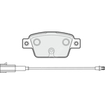 Apec Blue Brake Pads - Rear (PD3557) 