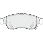 Apec Blue Brake Pads - Front (PD3558) Fits Suzuki