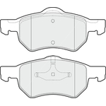 Apec Blue Brake Pads - Front (PD3562) Fits Chrysler Voyager