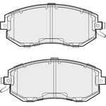 Apec Blue Brake Pads - Front (PD3571) 