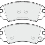 Apec Blue Brake Pads - Front (PD3572) Fits Kia