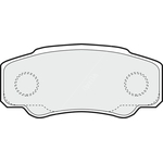 Apec Blue Brake Pads - Rear (PD3576) 