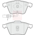 Apec Blue Brake Pads (PD3578) Fits: Audi Front