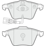 Apec Blue Brake Pads - Front (PD3580) 