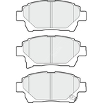 Apec Blue Brake Pads - Front (PD3581) 
