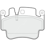 Apec Blue Brake Pads - Front or Rear (PD3587) Fits Porsche 911