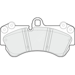 Apec Blue Brake Pads - Front (PD3591) 