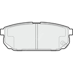Apec Blue Brake Pads - Rear (PD3597) Fits Kia Sorento