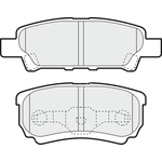 Apec Blue Brake Pads - Rear (PD3599) 