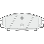Apec Blue Brake Pads - Front (PD3607) 