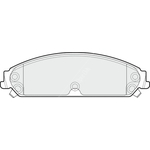 Apec Blue Brake Pads - Front (PD3617) Fits Chrysler 300