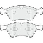 Apec Blue Brake Pads - Front (PD3629) Fits Mercedes-Benz