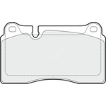Apec Blue Brake Pads - Front (PD3636)