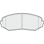 Apec Blue Brake Pads - Front (PD3642) Fits Suzuki