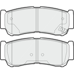 Apec Blue Brake Pads - Rear (PD3645) Fits Hyundai Santa Fe