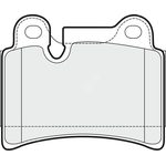 Apec Blue Brake Pads - Rear (PD3646) Fits Volkswagen Touareg