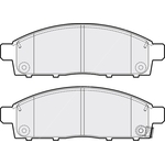 Apec Blue Brake Pads - Front (PD3647) 