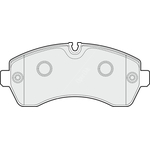 Apec Blue Brake Pads - Front (PD3648) 