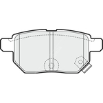 Apec Blue Brake Pads - Rear (PD3665) 