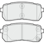 Apec Blue Brake Pads - Rear (PD3668) 