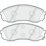 Apec Blue Brake Pads - Front (PD3670) 