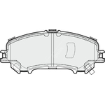 Apec Blue Brake Pads - Front (PD3673) 