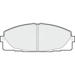 Apec Blue Brake Pads - Front (PD3677) Fits Toyota