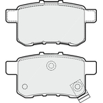 Apec Blue Brake Pads - Rear (PD3678) Fits Honda Accord