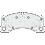 Apec Blue Brake Pads - Front (PD3682) 