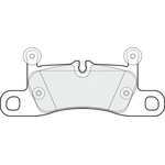 Apec Blue Brake Pads - Rear (PD3689) 