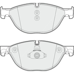 Apec Blue Brake Pads - Front (PD3698) Fits BMW