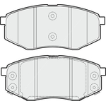 Apec Blue Brake Pads - Front (PD3701) Fits Hyundai
