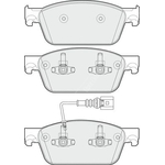 Apec Blue Brake Pads - Front (PD3707) Fits Volkswagen